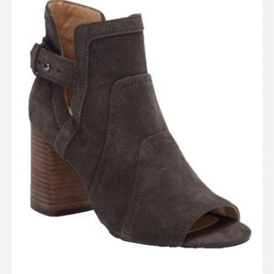 Joe's Jeans Dark Brown Suede Ankle Booties